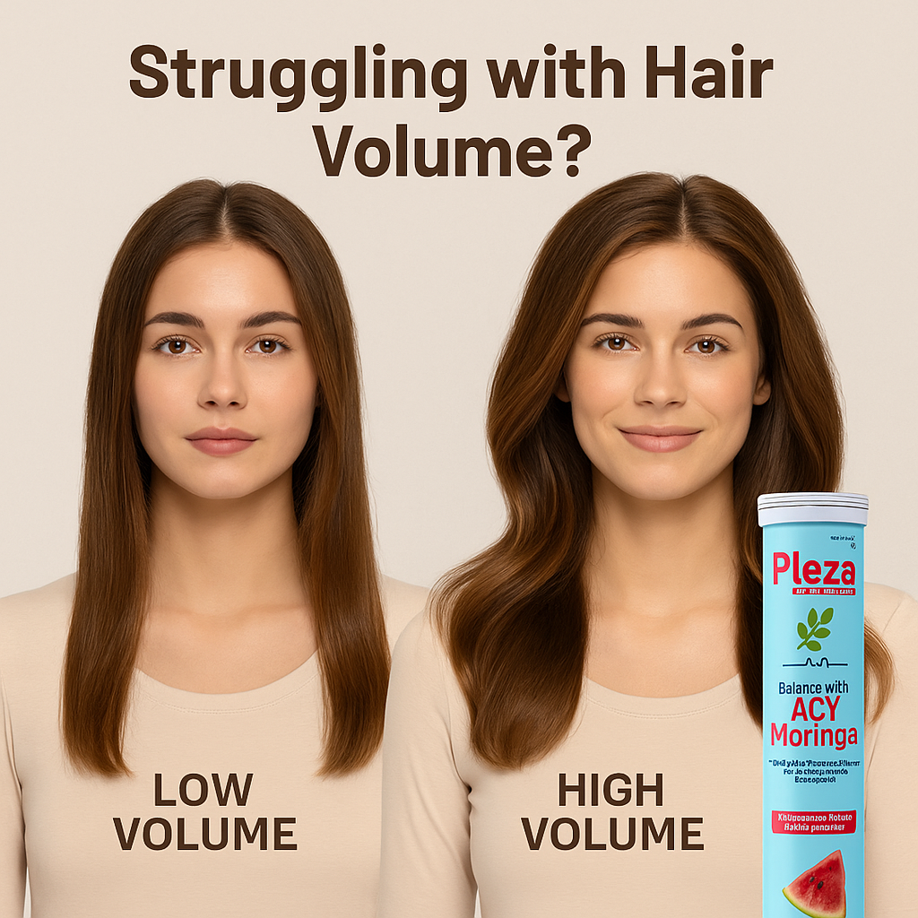 Struggling with Hair Volume? Discover the Natural Lift of ACV + Moringa