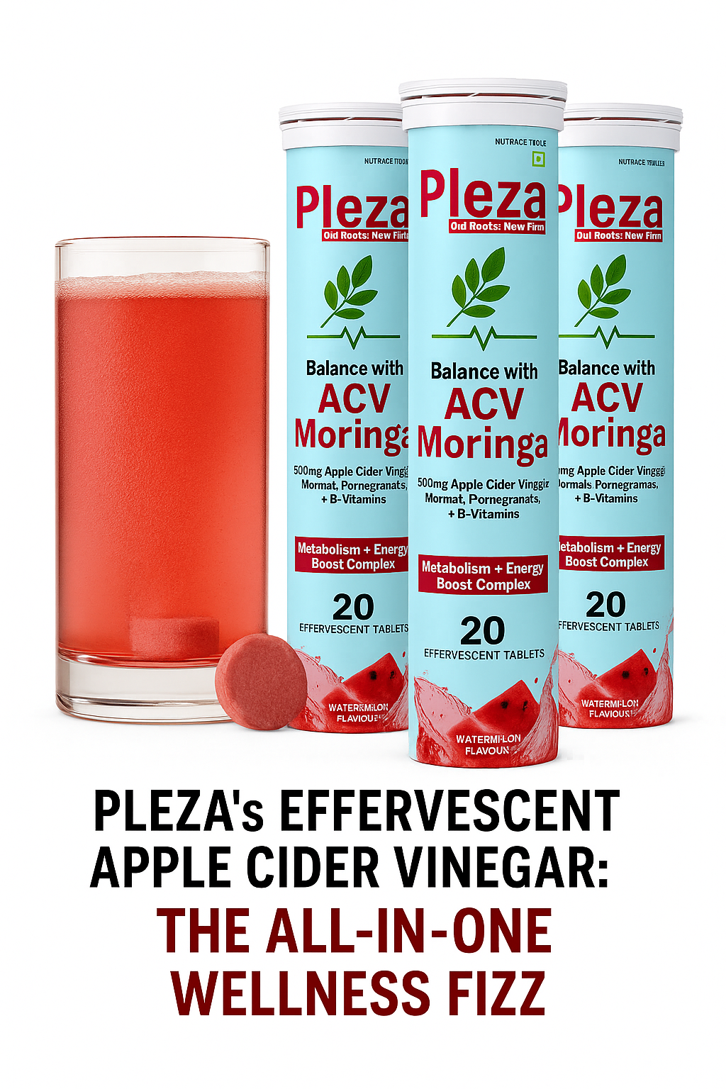 Pleza’s Effervescent Apple Cider Vinegar: The All-in-One Wellness Fizz