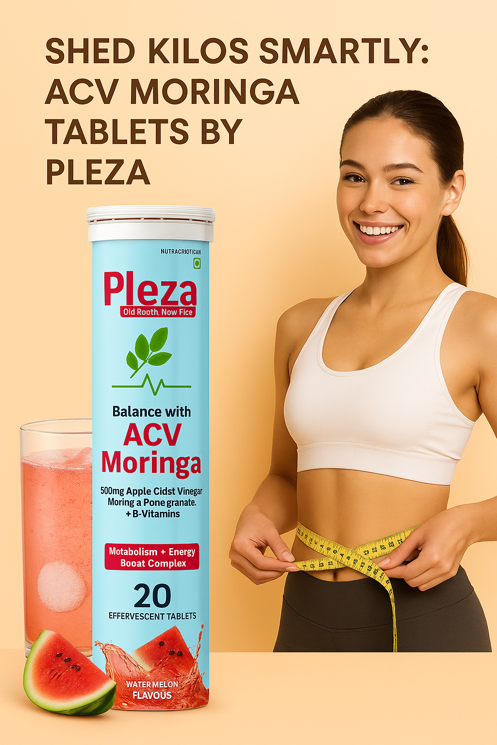 How to Control Cravings and Shed Inches Using Pleza’s Fizzy ACV Tablets