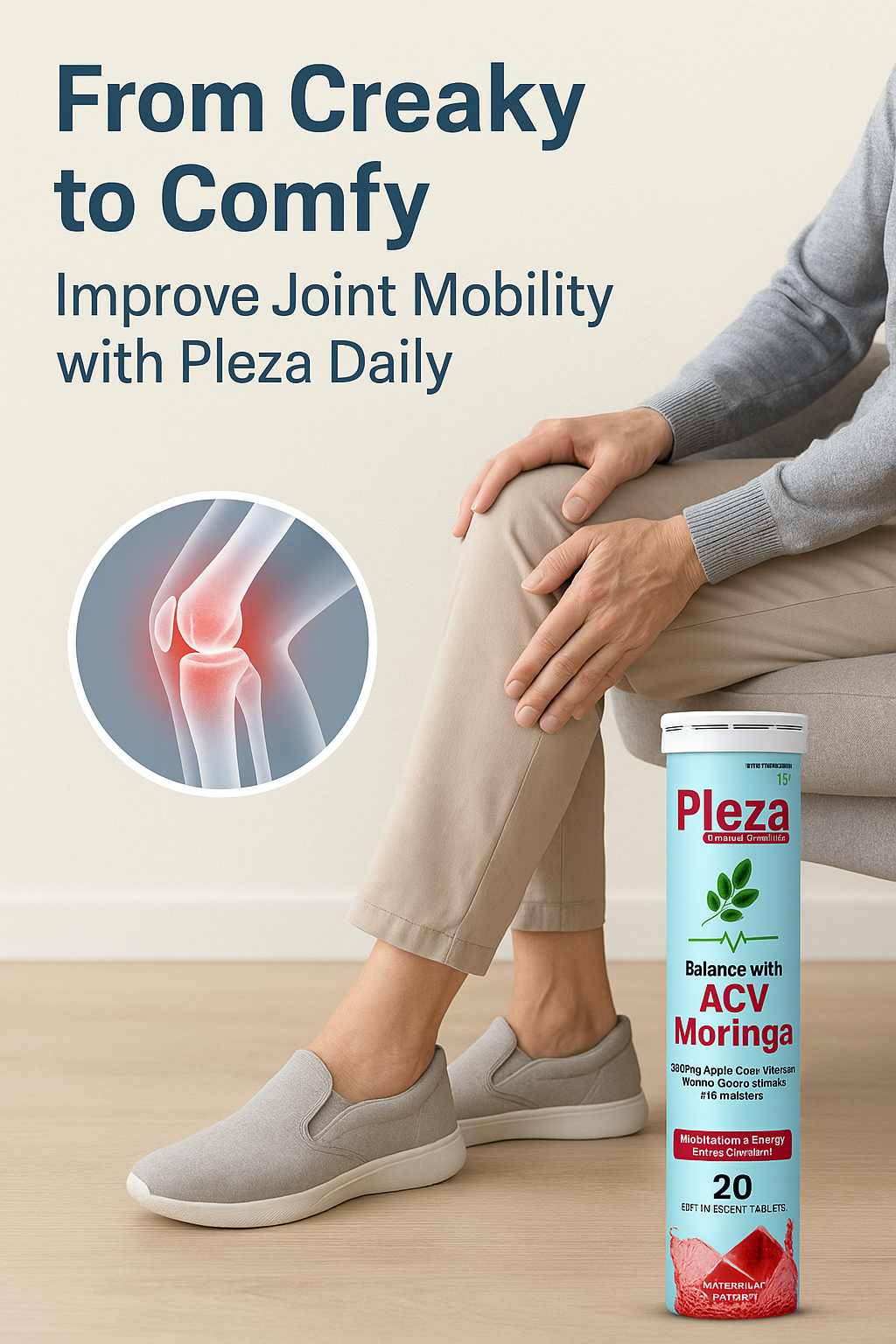 From Creaky to Comfy — Improve Joint Mobility with Pleza Daily
