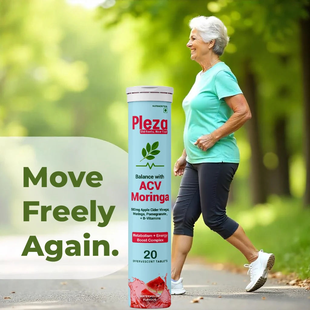 Move Freely Again: Improve Joint Health with ACV Fizzy Drink by Pleza