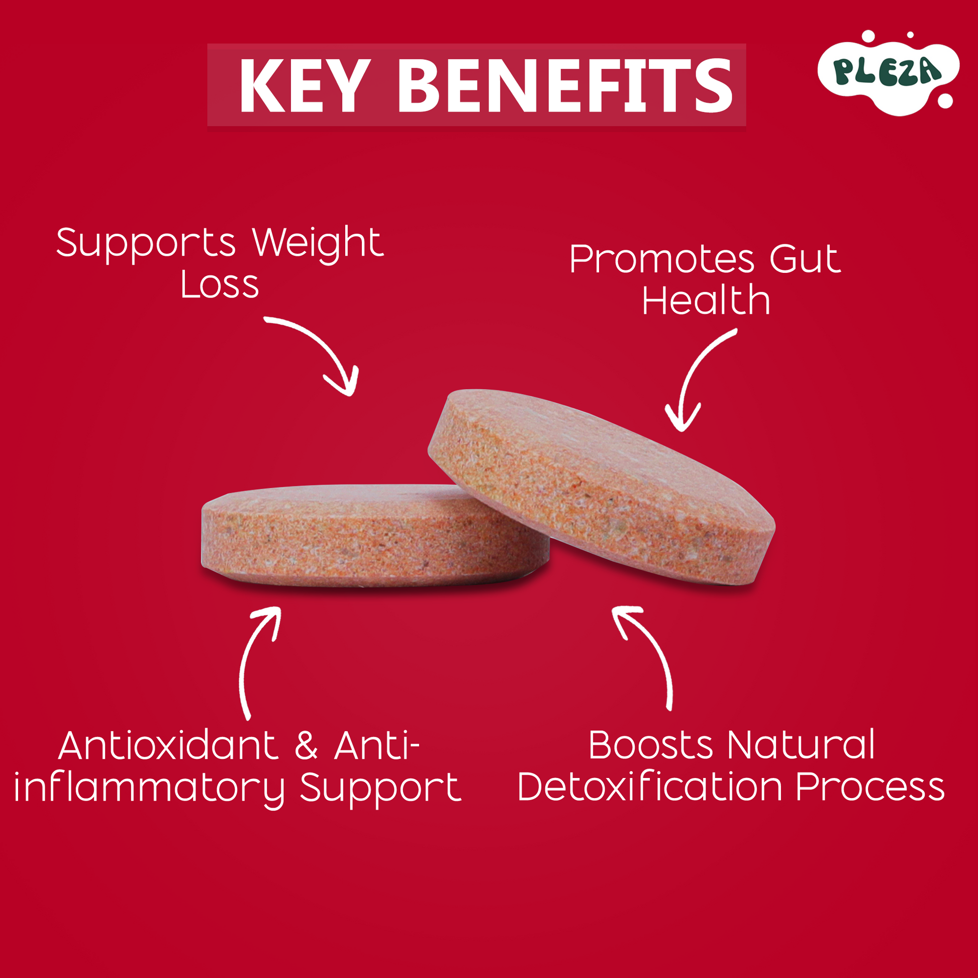 Pleza ACV + Moringa Supplement with 500 mg Apple Cider Vinegar