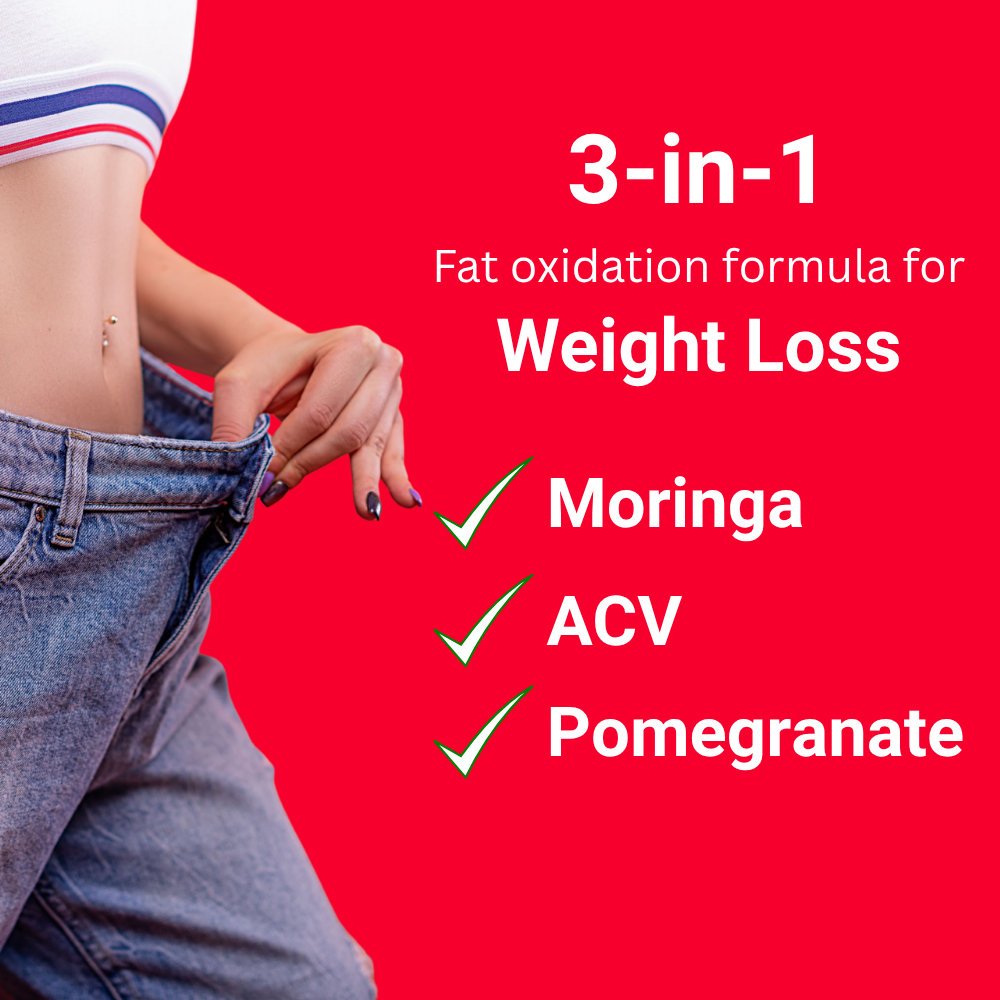 Pleza ACV + Moringa Supplement with 500 mg Apple Cider Vinegar
