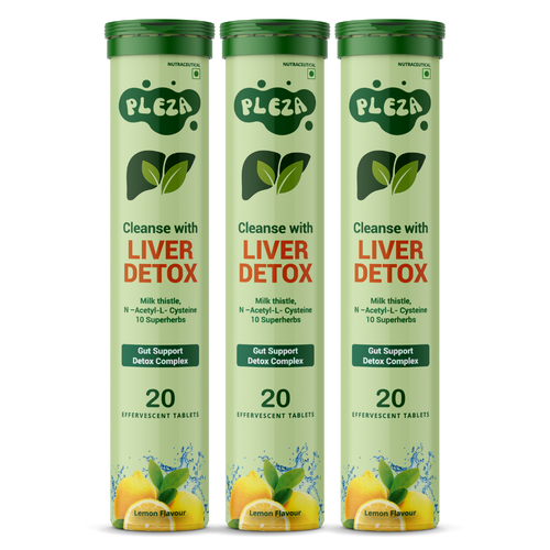 Pleza Liver Detox Supplement – NAC & Milk-Thistle