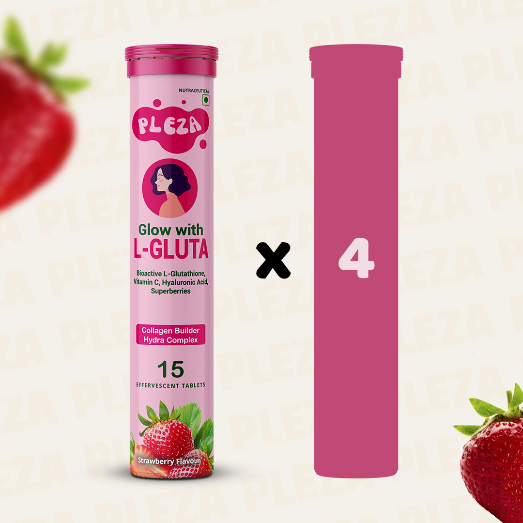 Pleza Gluta – Skin Glow Effervescent Tablets