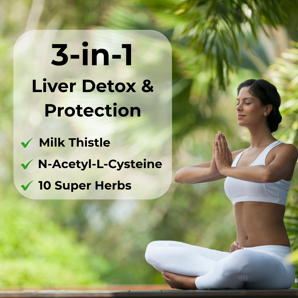 Pleza Liver Detox Supplement – NAC & Milk-Thistle