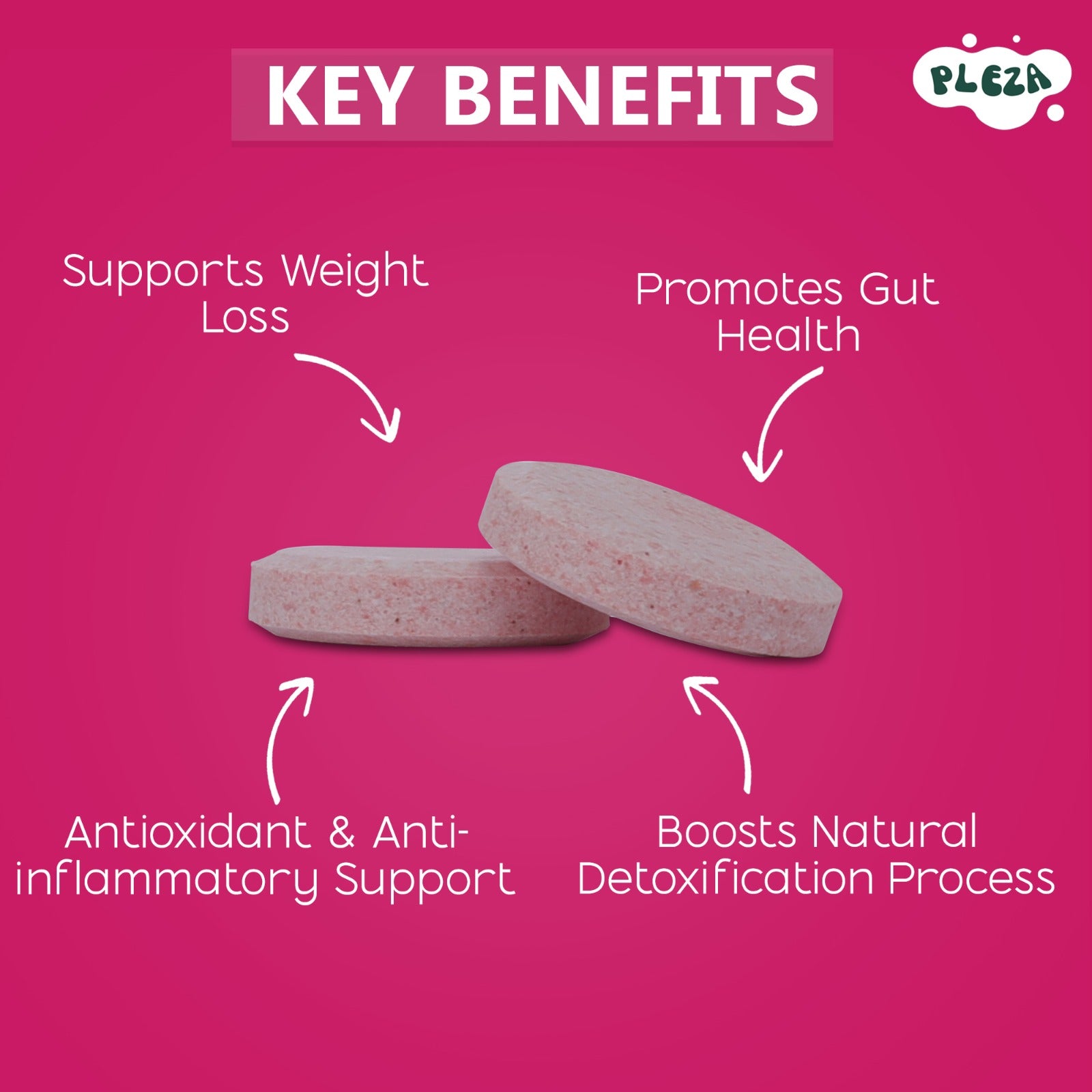 Pleza Gluta – Skin Glow Effervescent Tablets