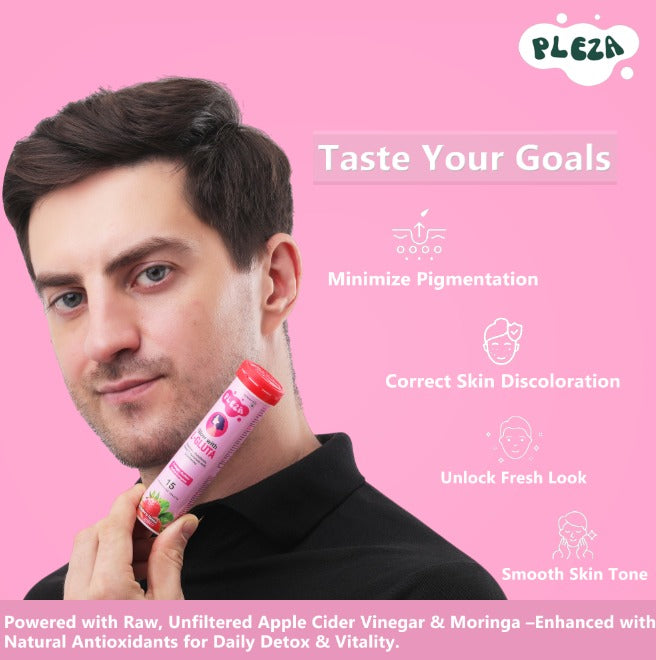 Pleza Gluta – Skin Glow Effervescent Tablets